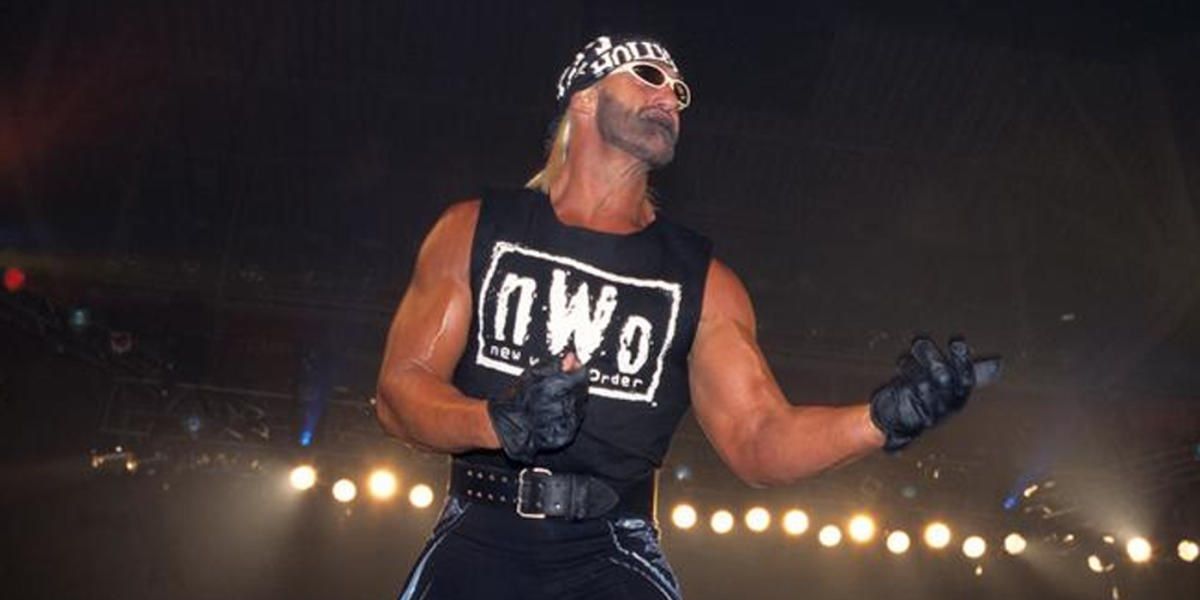 Hulk hogan discount leaves wcw